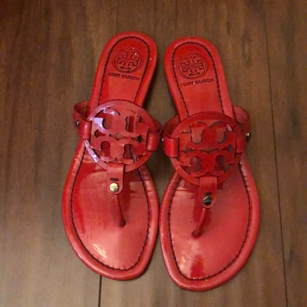 MILLER SANDAL, PATENT LEATHER
